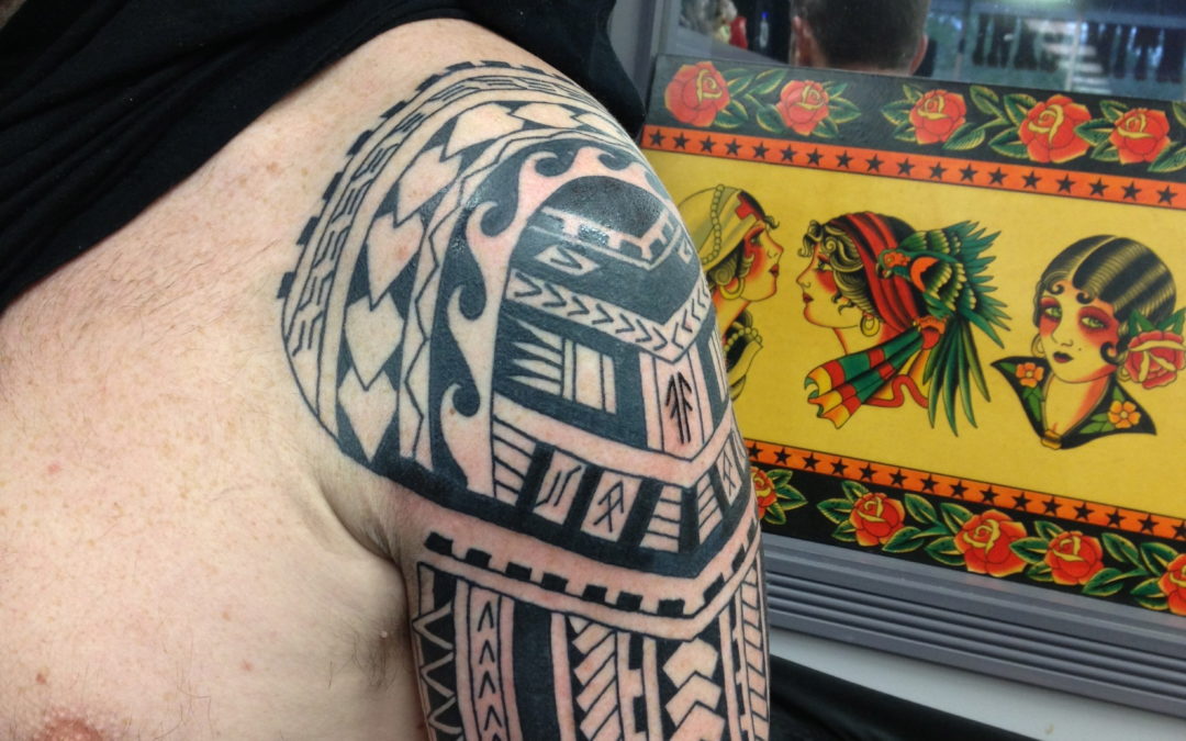 Black and grey tattoo by Jeff Jibran at Idle Hands Tattoo Co., Jacksonville FL