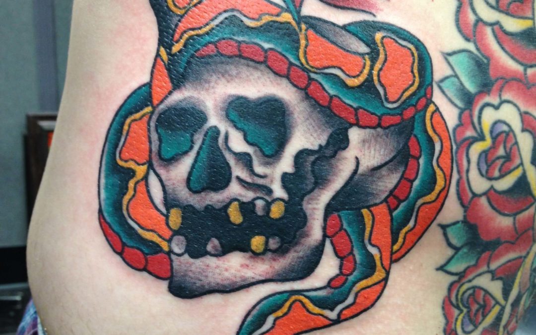 Old school traditional tattoo by Jacksonville tattoo artist Jeff Jibran