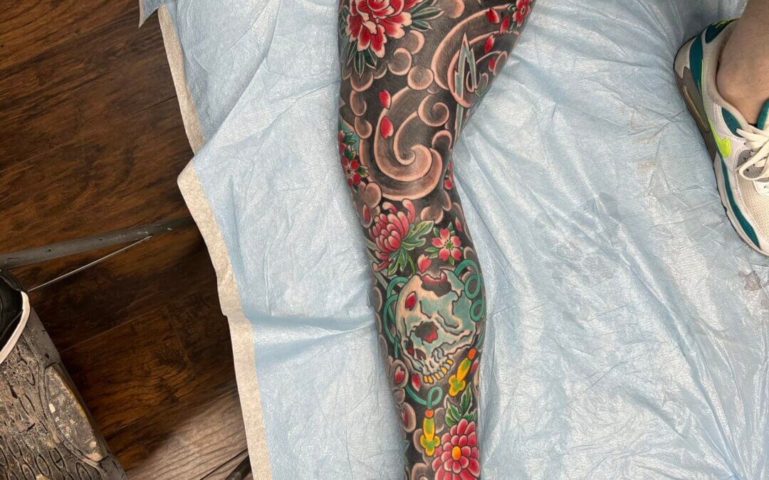 Authentic Japanese tattooing by Jeff Jibran, Idle Hands Tattoo Co.